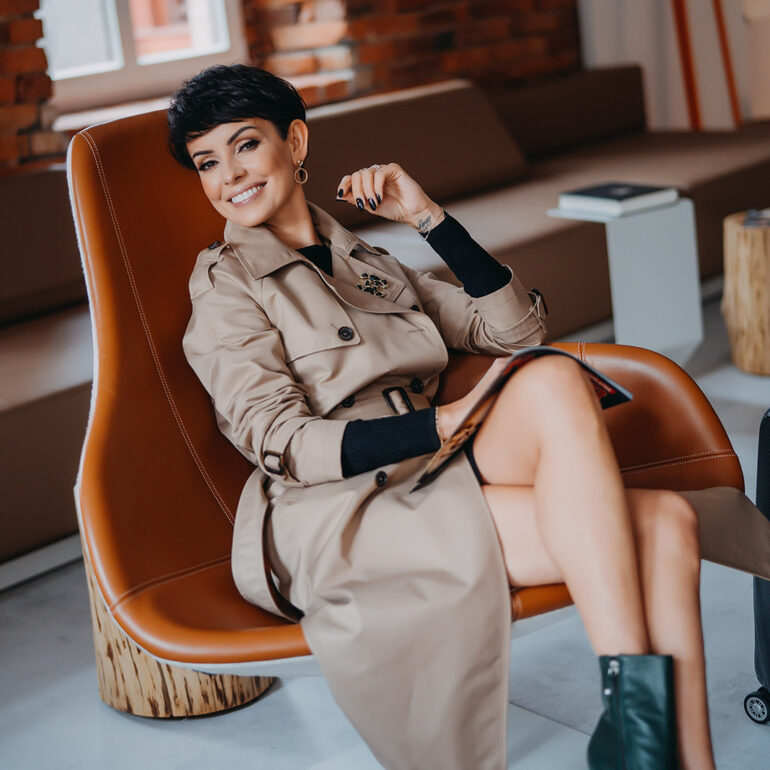 zdjęcia reklamowe z Dorotą Gardias