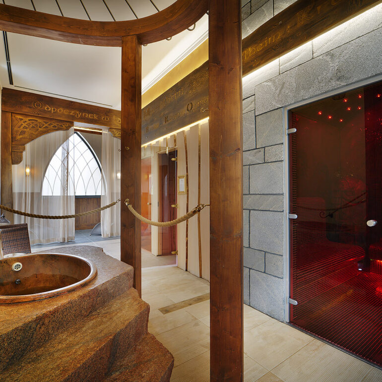 strefa saun w hotelu