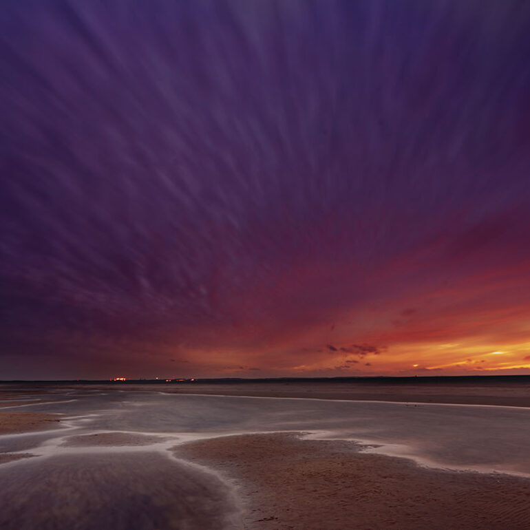 wieczorne zdjęcia Morza Bałtyckiego