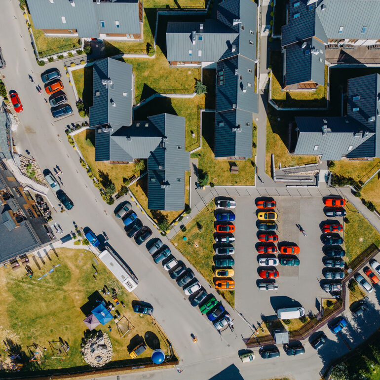 Zdjęcie z drona hotelu Osada Śnieżka